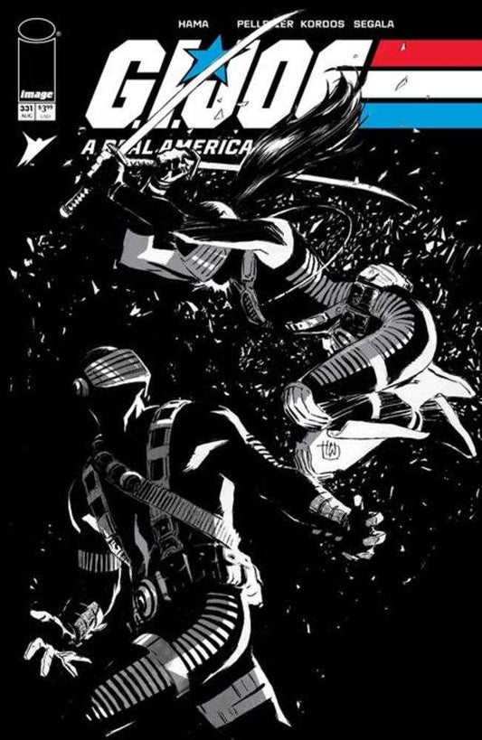 Gi Joe a Real American Hero #331 Cover B - LEE WEEKS B&W VAR
