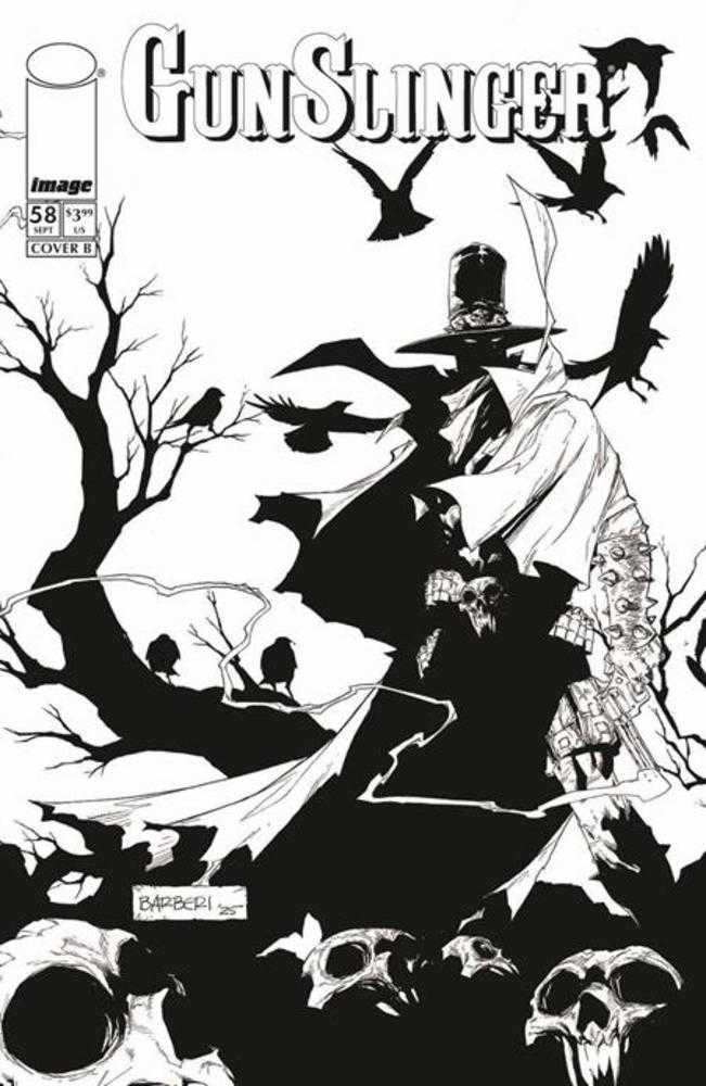 Cover B - CARLO BARBERI B&W VAR — 0726IM0458