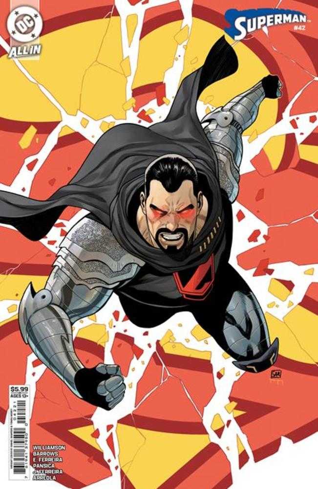 Cover B - DANIEL SAMPERE CARD STOCK VAR (KINGDOM OF ZOD) — 0726DC0135