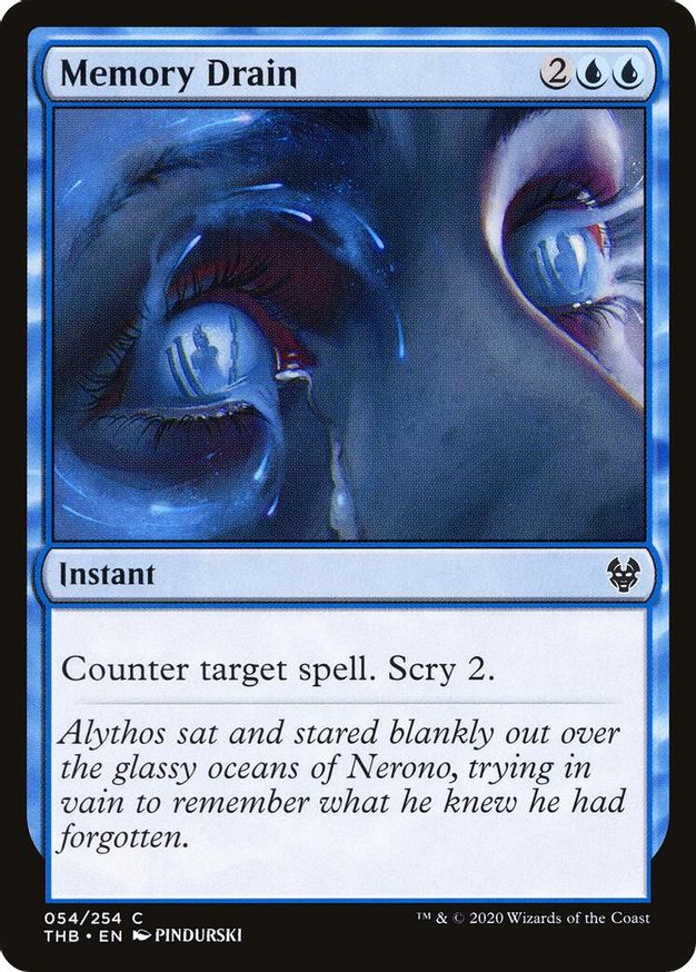 Memory Drain | 54 | Theros Beyond Death
