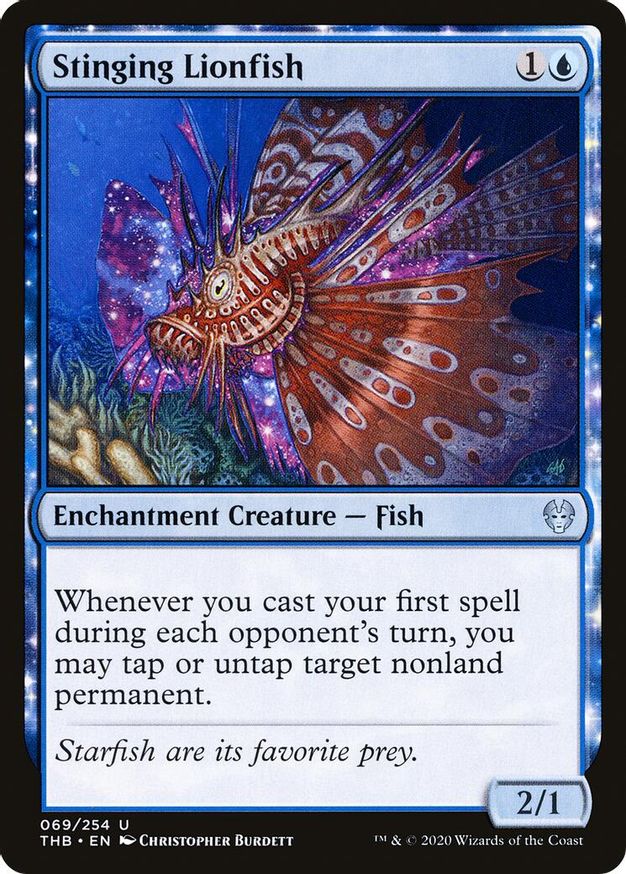 Stinging Lionfish | 69 | Theros Beyond Death