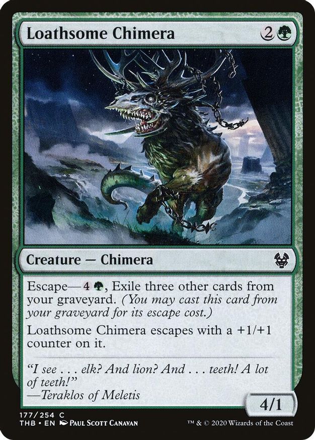 Loathsome Chimera | 177 | Theros Beyond Death