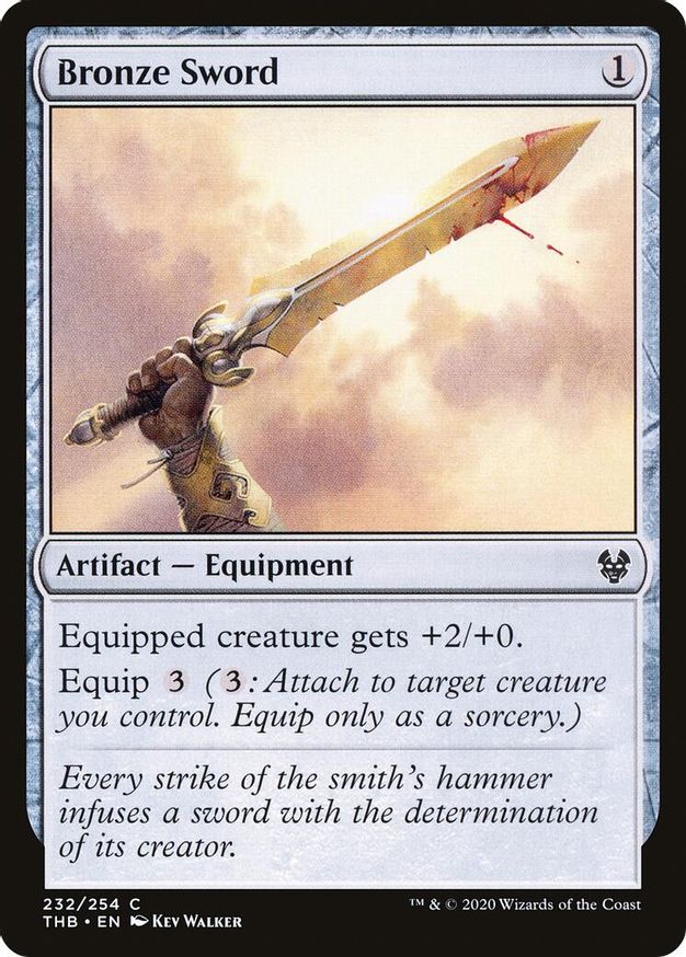 Bronze Sword | 232 | Theros Beyond Death