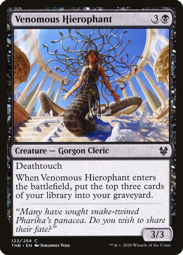 Venomous Hierophant | 122 | Theros Beyond Death