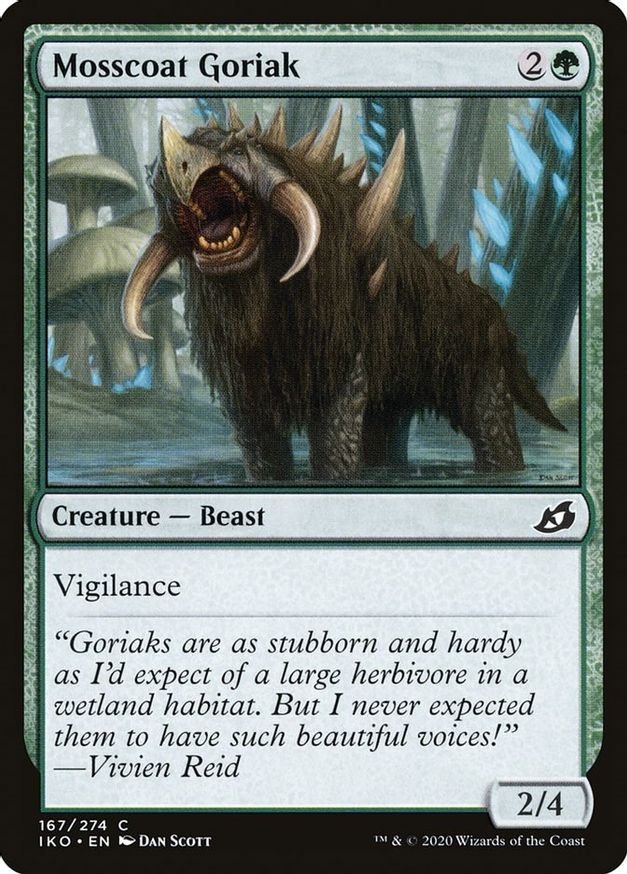Mosscoat Goriak | 167 | Ikoria: Lair of Behemoths