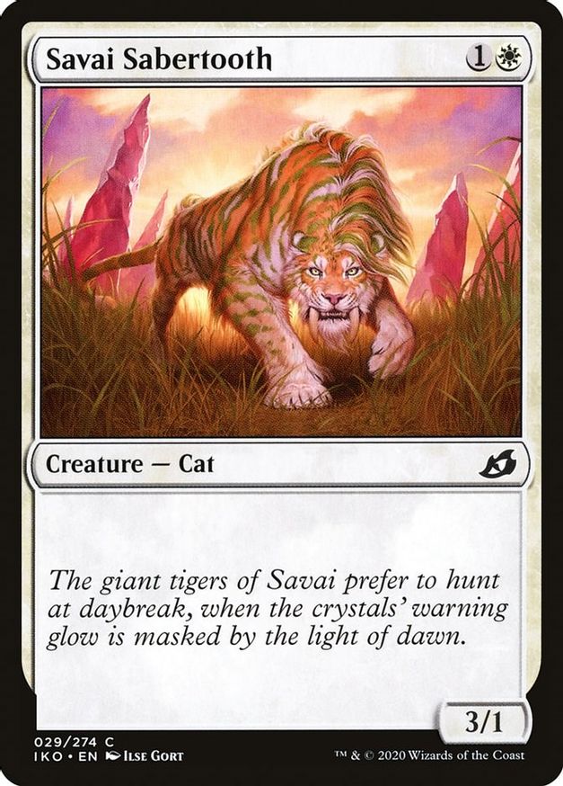 Savai Sabertooth | 29 | Ikoria: Lair of Behemoths