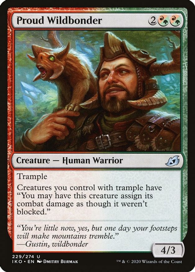 Proud Wildbonder | 229 | Ikoria: Lair of Behemoths