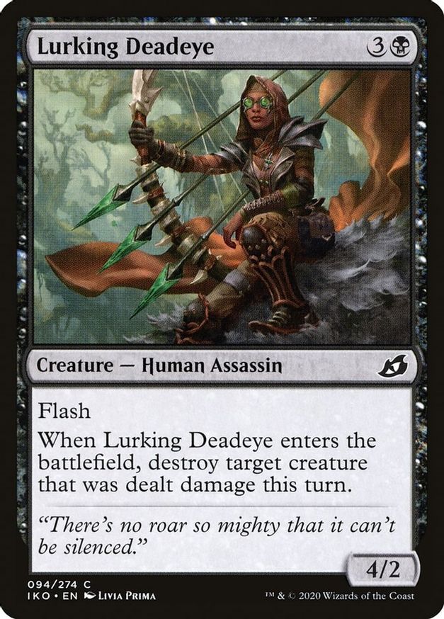 Lurking Deadeye | 94 | Ikoria: Lair of Behemoths