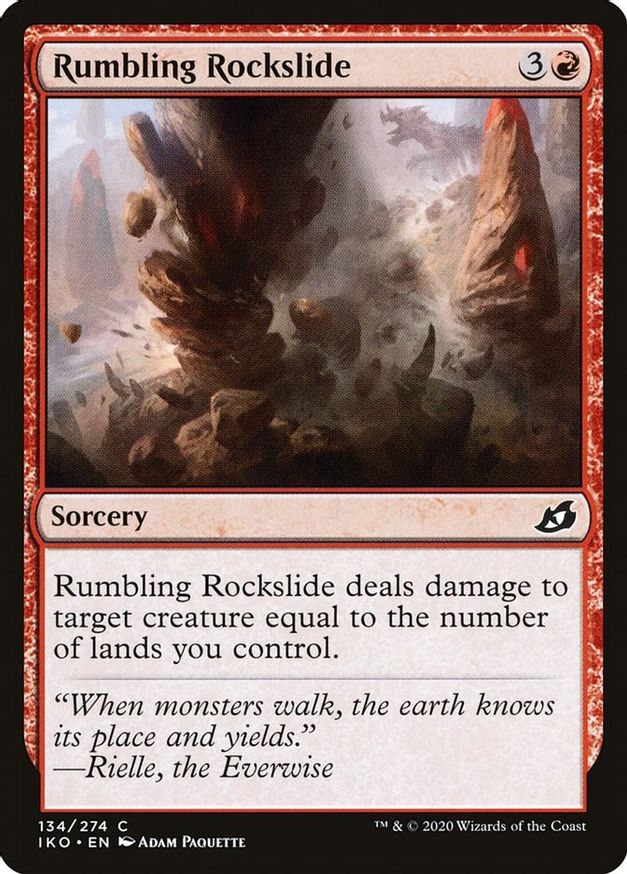 Rumbling Rockslide | 134 | Ikoria: Lair of Behemoths