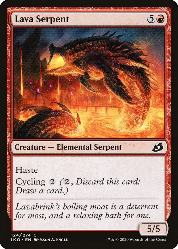 Lava Serpent | 124 | Ikoria: Lair of Behemoths