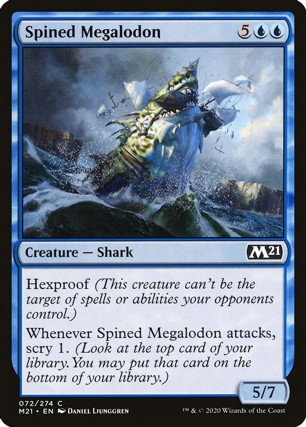 Spined Megalodon | 72 | Core Set 2021