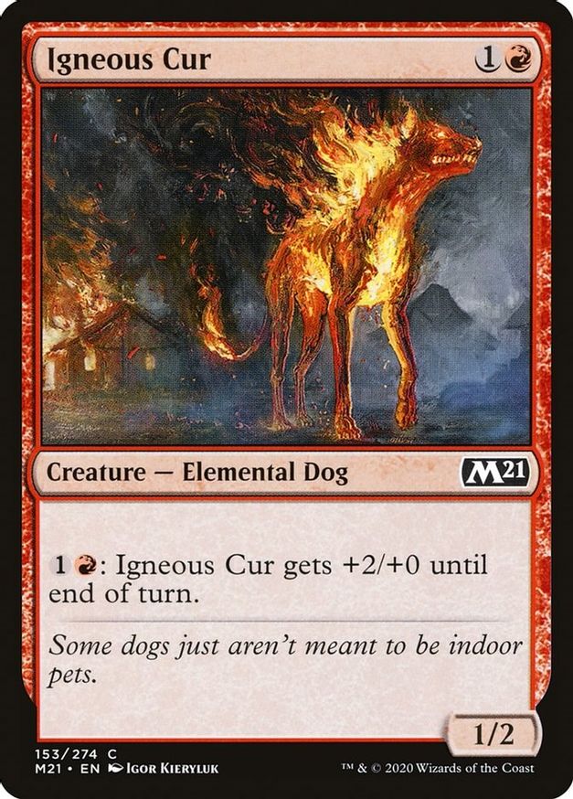 Igneous Cur | 153 | Core Set 2021