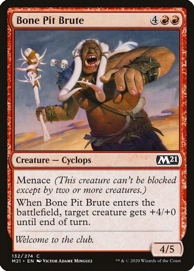 Bone Pit Brute | 132 | Core Set 2021