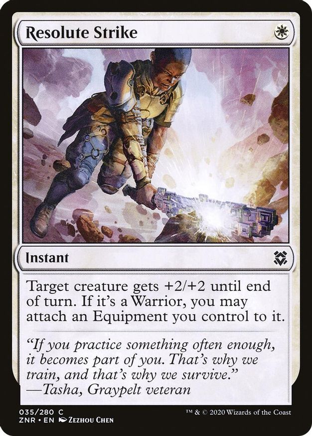 Resolute Strike | 35 | Zendikar Rising