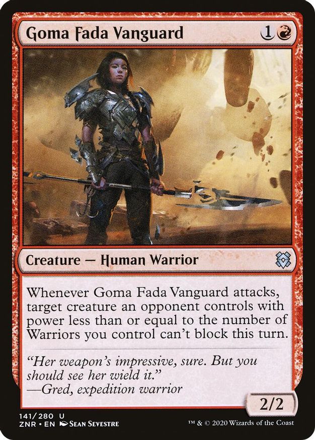 Goma Fada Vanguard | 141 | Zendikar Rising