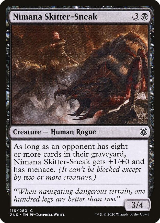 Nimana Skitter-Sneak | 116 | Zendikar Rising