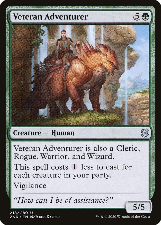 Veteran Adventurer | 218 | Zendikar Rising