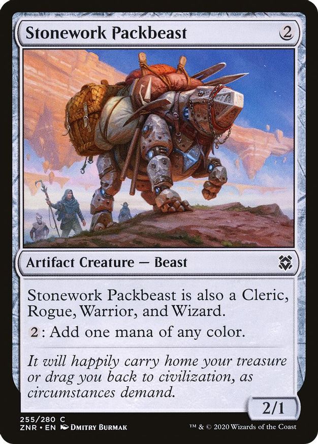 Stonework Packbeast | 255 | Zendikar Rising