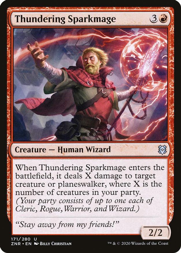 Thundering Sparkmage | 171 | Zendikar Rising