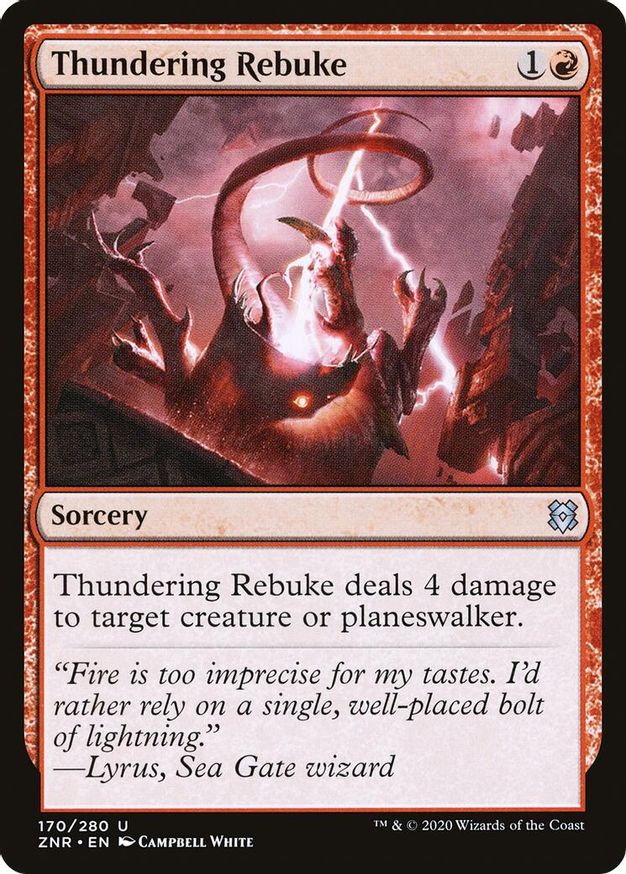Thundering Rebuke | 170 | Zendikar Rising