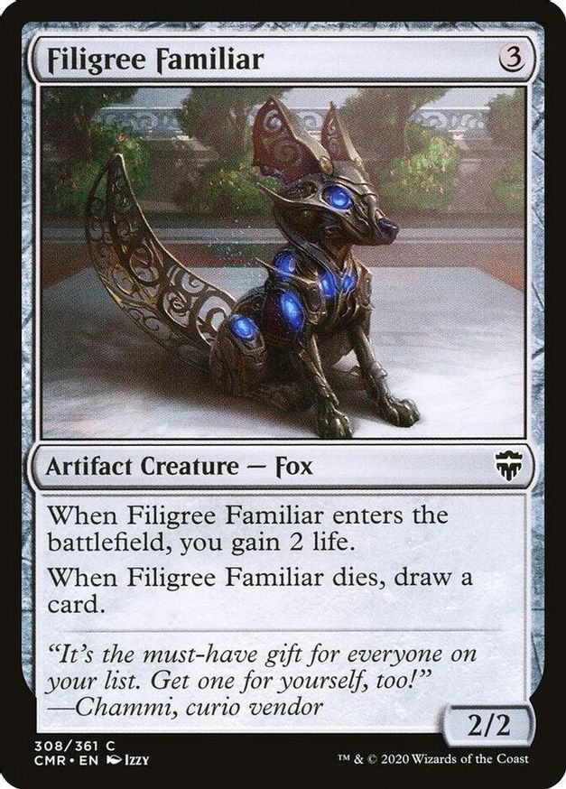 Filigree Familiar | 308 | Commander Legends