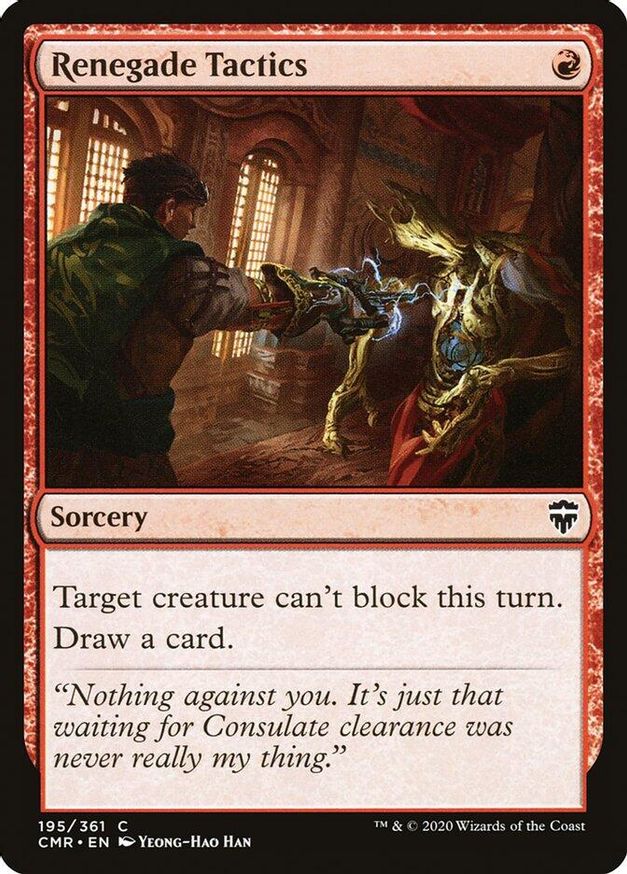 Renegade Tactics | 195 | Commander Legends