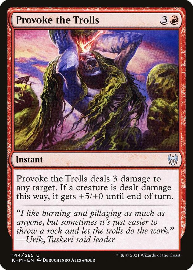 Provoke the Trolls | 144 | Kaldheim