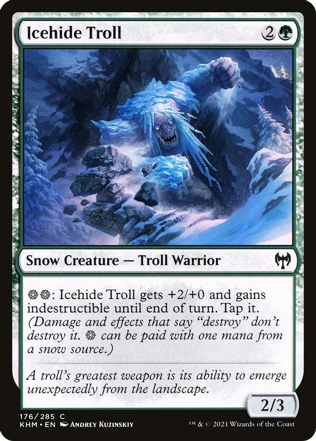 Icehide Troll | 176 | Kaldheim