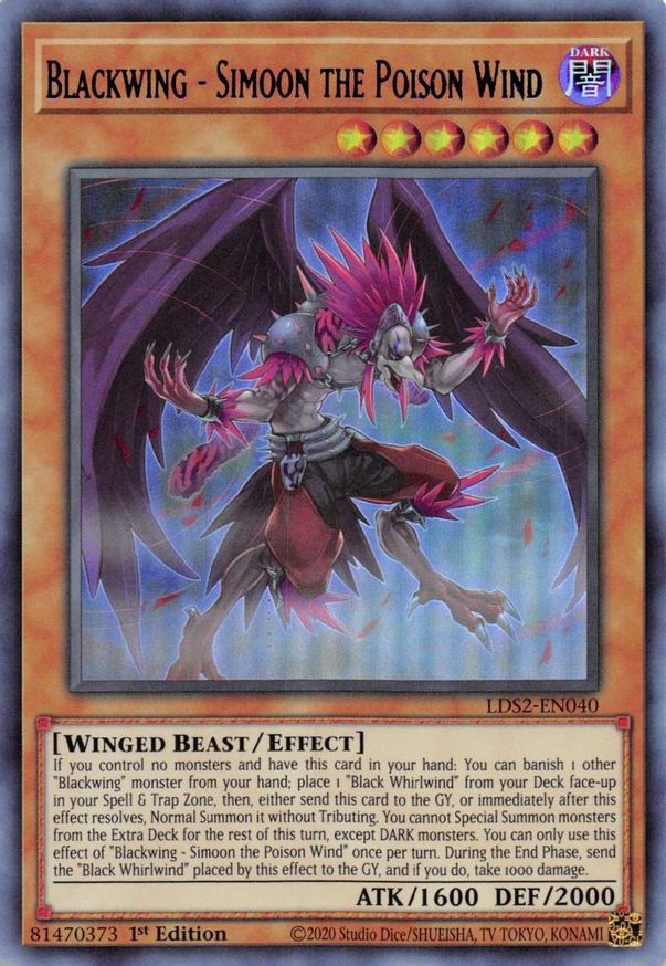 Blackwing - Simoon the Poison Wind (Purple) | LDS2-EN040