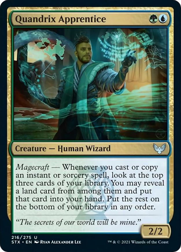 Quandrix Apprentice | 216 | Strixhaven: School of Mages