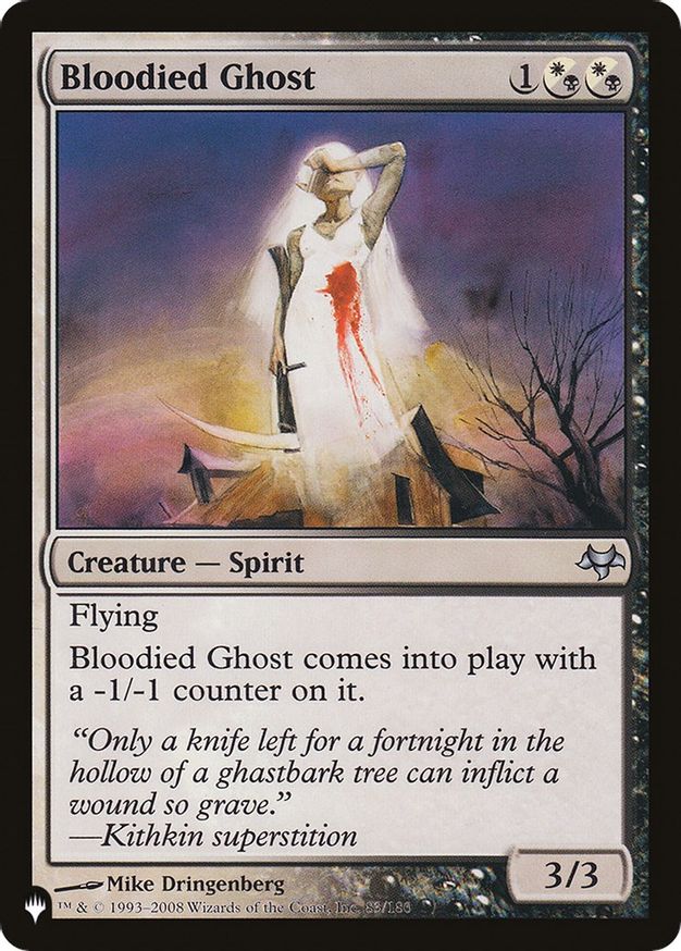 Bloodied Ghost | 83/180 | The List Reprints
