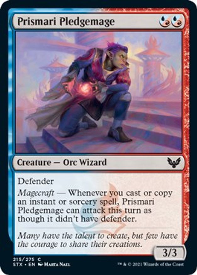 Prismari Pledgemage | 215 | Strixhaven: School of Mages