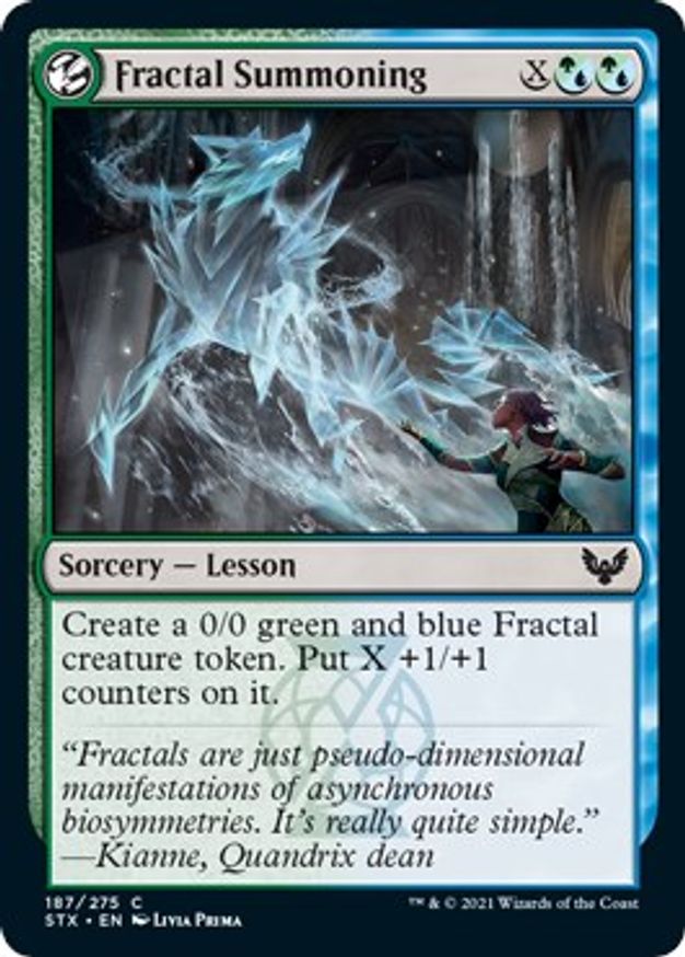 Fractal Summoning | 187 | Strixhaven: School of Mages