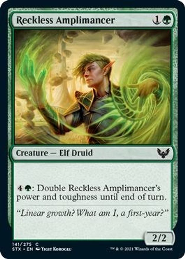 Reckless Amplimancer | 141 | Strixhaven: School of Mages