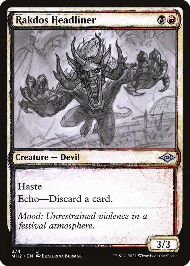 Rakdos Headliner (Showcase) | 374 | Modern Horizons 2
