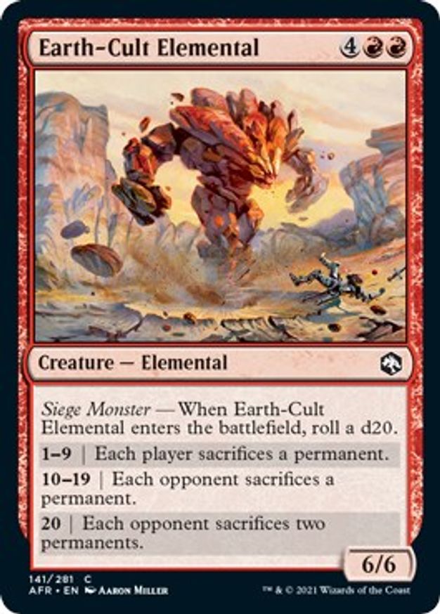 Earth-Cult Elemental | 141 | Adventures in the Forgotten Realms