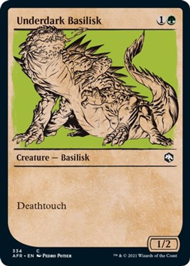 Underdark Basilisk (Showcase) | 334 | Adventures in the Forgotten Realms