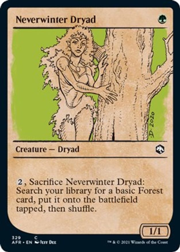 Neverwinter Dryad (Showcase) | 329 | Adventures in the Forgotten Realms