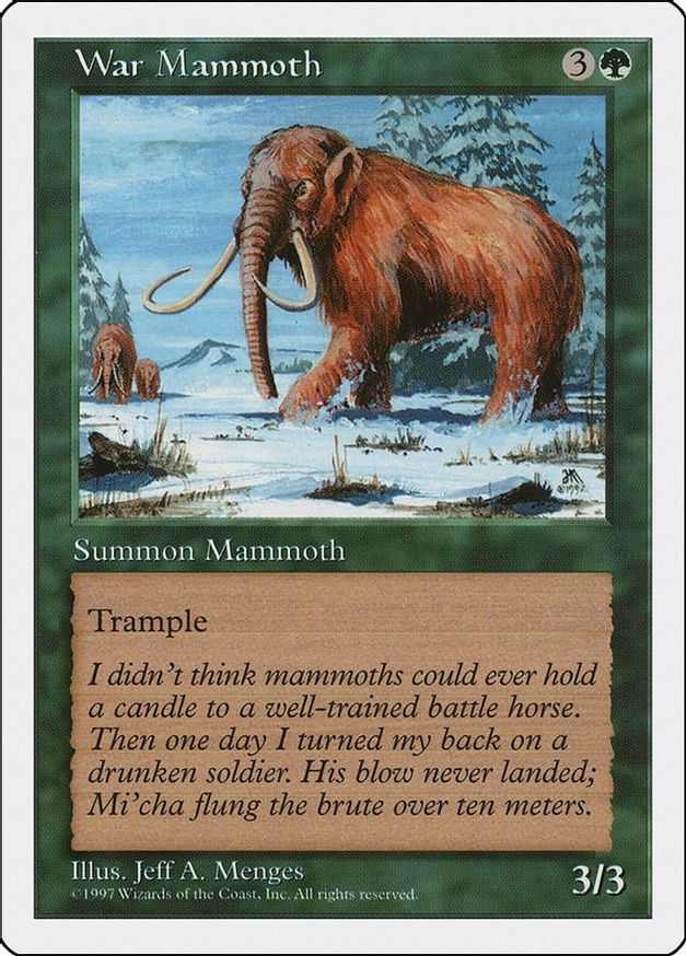 War Mammoth | Fifth Edition