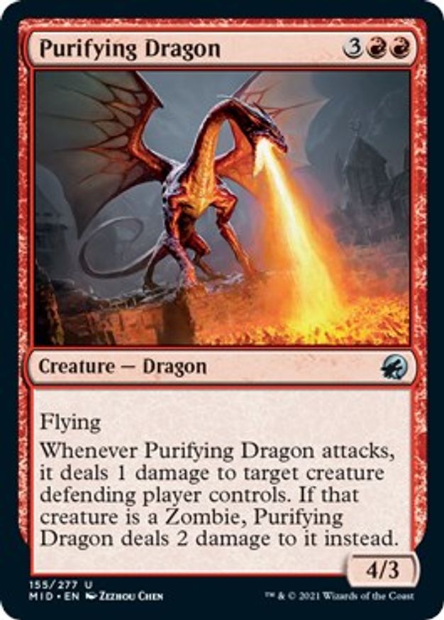 Purifying Dragon | 155 | Innistrad: Midnight Hunt