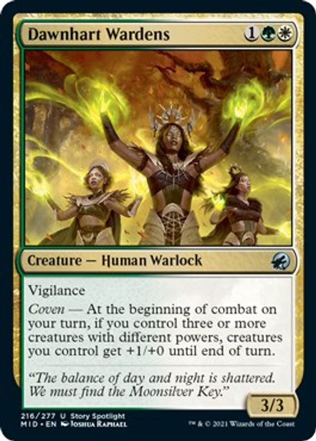 Dawnhart Wardens | 216 | Innistrad: Midnight Hunt