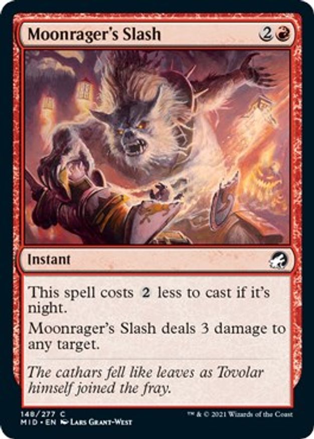 Moonrager's Slash | 148 | Innistrad: Midnight Hunt