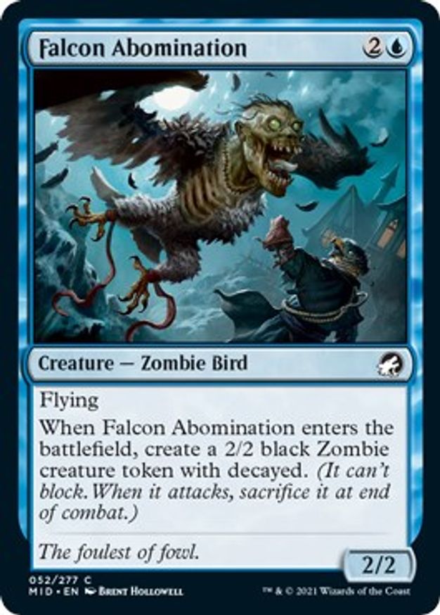 Falcon Abomination | 52 | Innistrad: Midnight Hunt