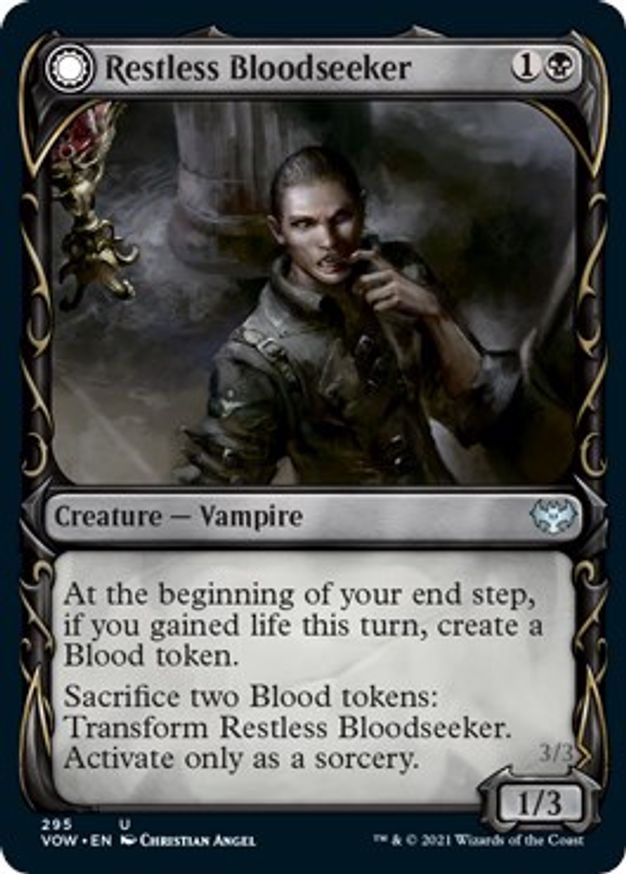 Restless Bloodseeker (Showcase) | 295 | Innistrad: Crimson Vow