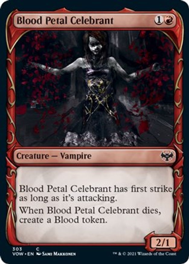 Blood Petal Celebrant (Showcase) | 303 | Innistrad: Crimson Vow