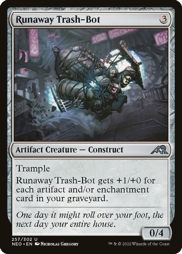 Runaway Trash-Bot | 257 | Kamigawa: Neon Dynasty