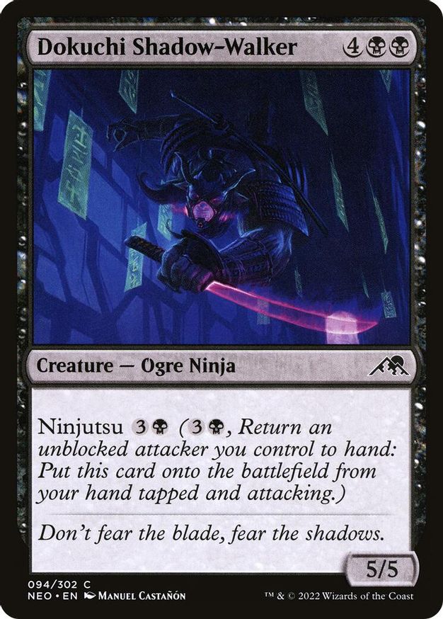 Dokuchi Shadow-Walker | 94 | Kamigawa: Neon Dynasty