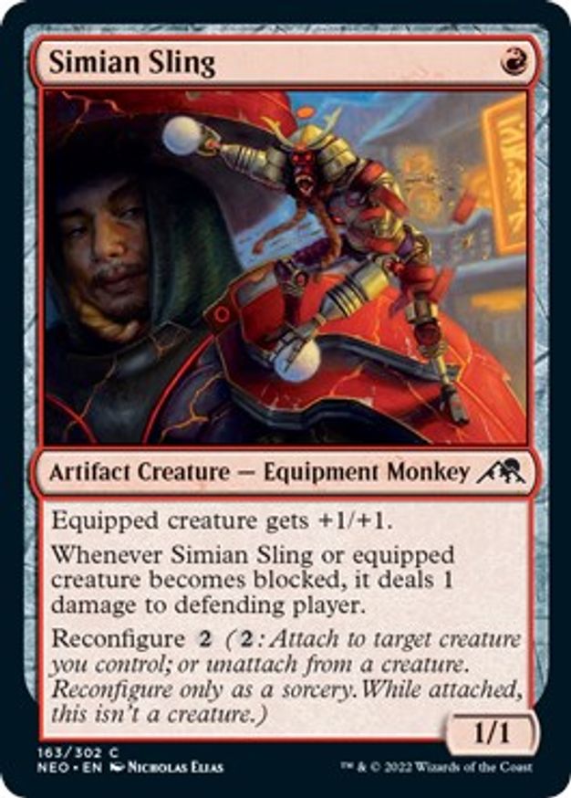 Simian Sling | 163 | Kamigawa: Neon Dynasty