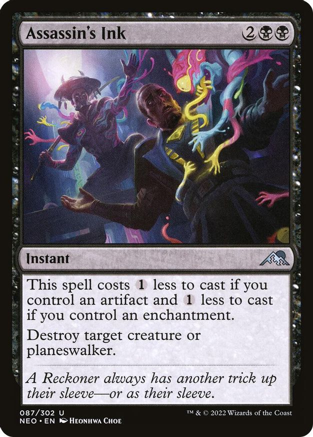 Assassin's Ink | 87 | Kamigawa: Neon Dynasty