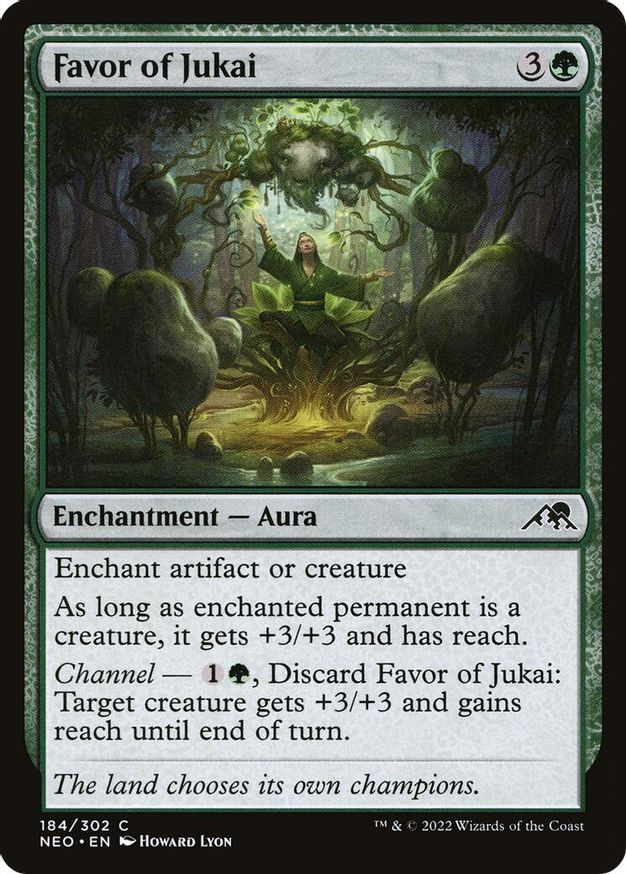 Favor of Jukai | 184 | Kamigawa: Neon Dynasty